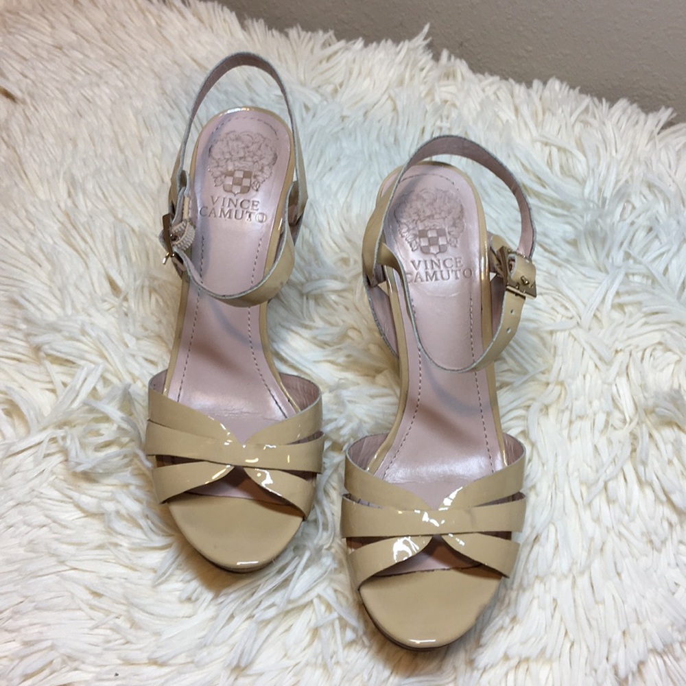 Beige Vince Camuto sandals